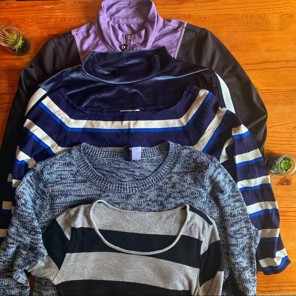 Bundle winter/fall long sleeves and sweaters (3)